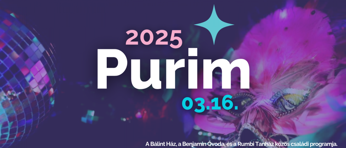 Családi közös purim a Bálint Házban / PurimFeszt 2025